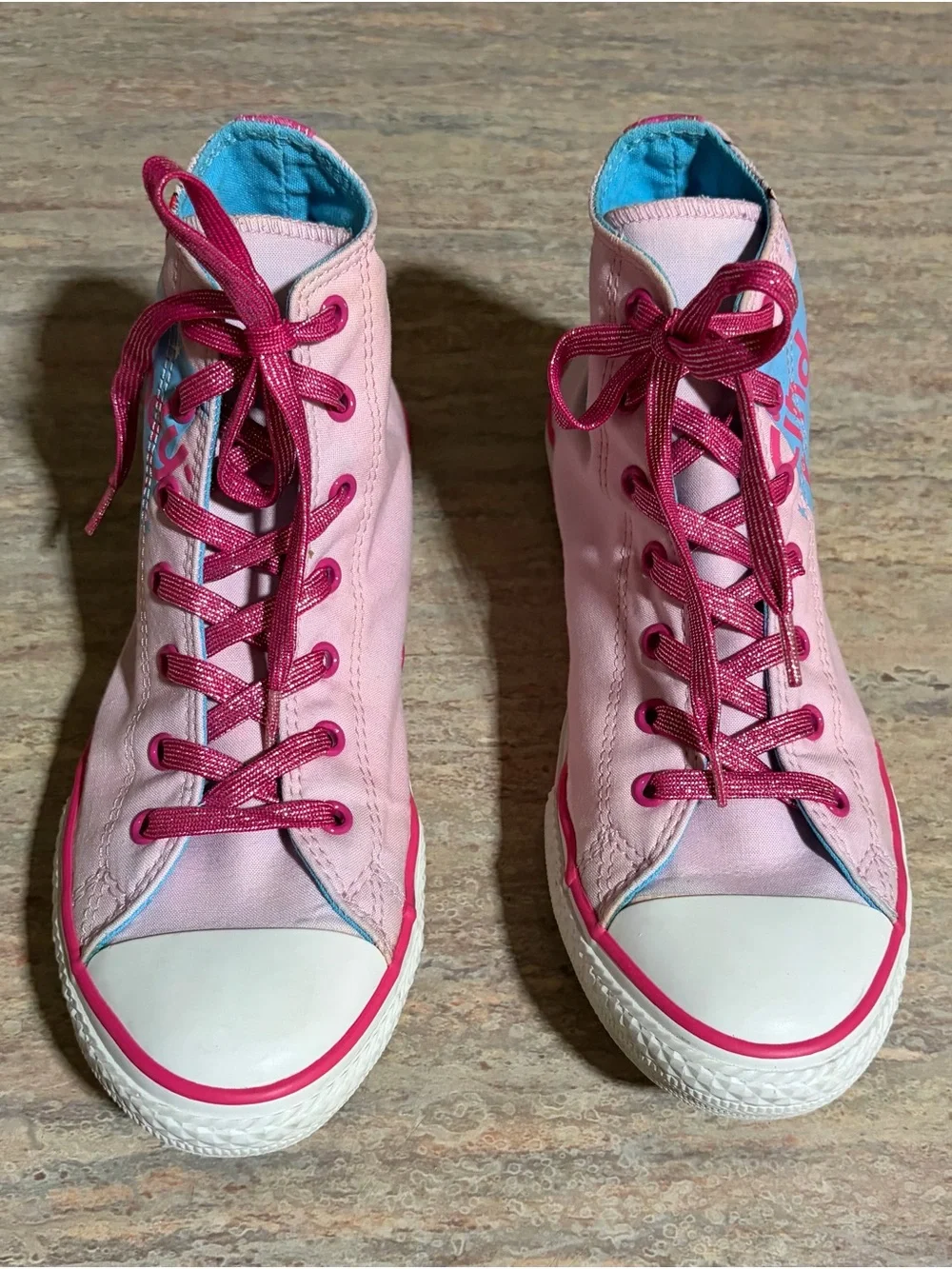 Converse All Star Chuck Taylor Dr. Seuss Cindy-Lou Who Pink High-Top Sneakers